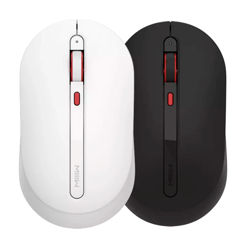 Беспроводная бесшумная мышь Xiaomi MIIW Wireless Mute Mouse White, белая